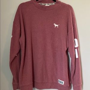 Terry Cloth Pink sweatshirt
